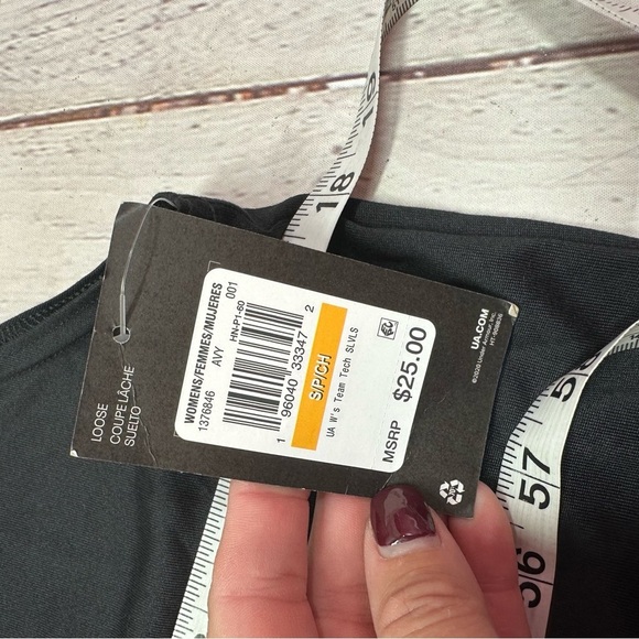 NWT womens under armour sleeveless team tech shirt activewear loose fit - Picture 14 of 16